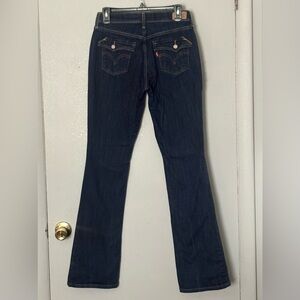 Levi's Women's Classic Bootcut Jeans Dark Indigo 515 Jeans 6L